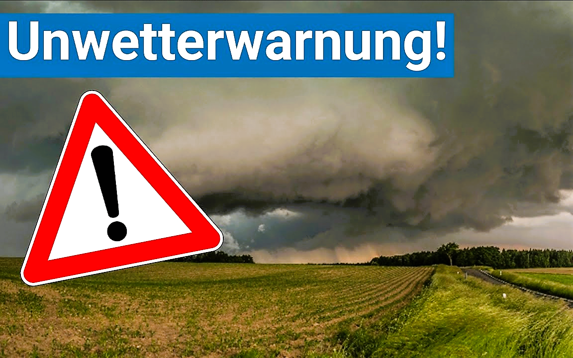 Unwetterwarnung für das Wochenende! In ganz Deutschland werden schwere
